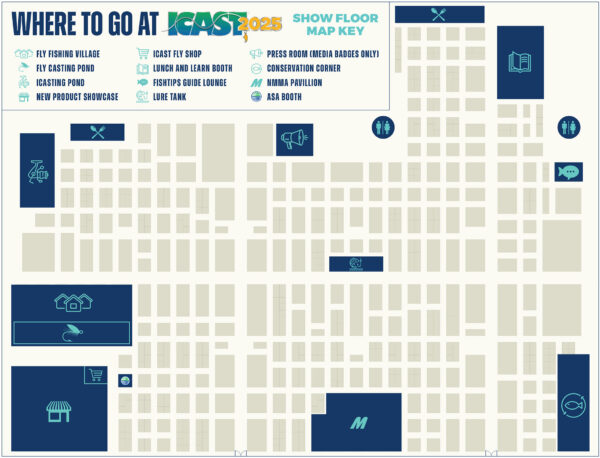 Map - Where to go at ICAST 2025