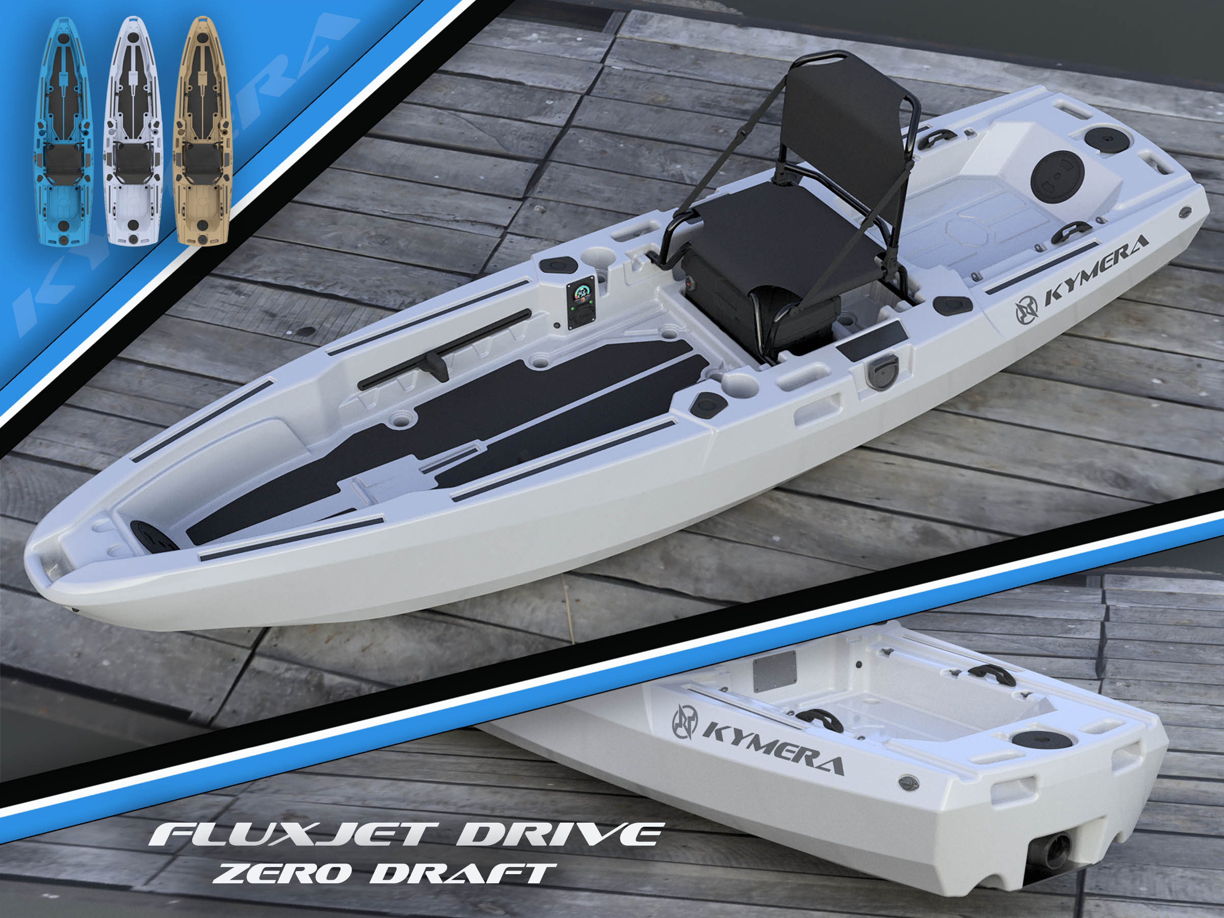 FluxJet Kayaks - World's First Electric Jet Kayak